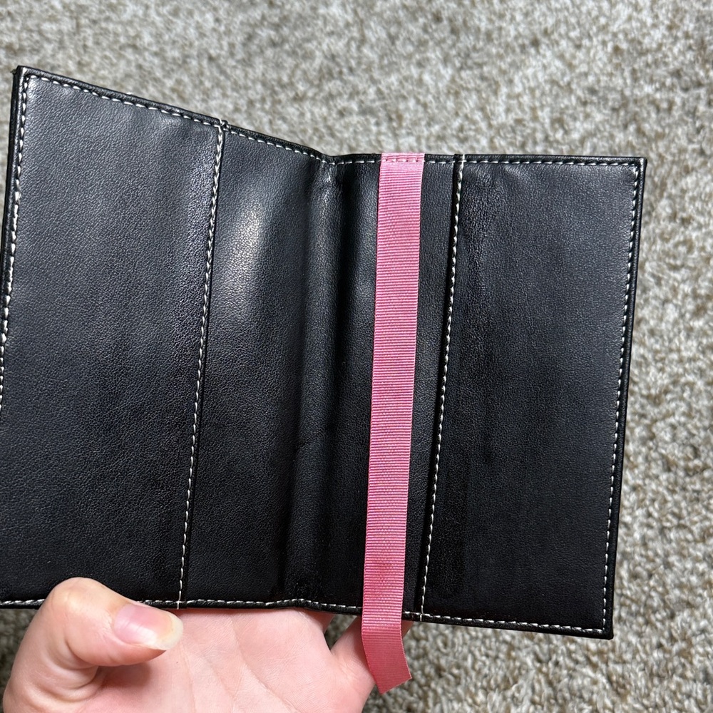 Mary Kay Black and Pink Floral Wallet - Picture 3 of 4